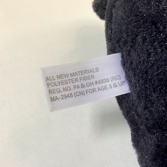 Anico Black Bear Plush 12” Stuffed Animal Toy Realistic Cuddly Soft Shimmery Fur - Picture 9 of 9